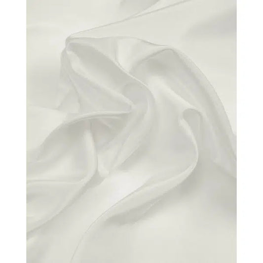 Polyester Taffeta Fabric - Ivory | Truro Fabrics