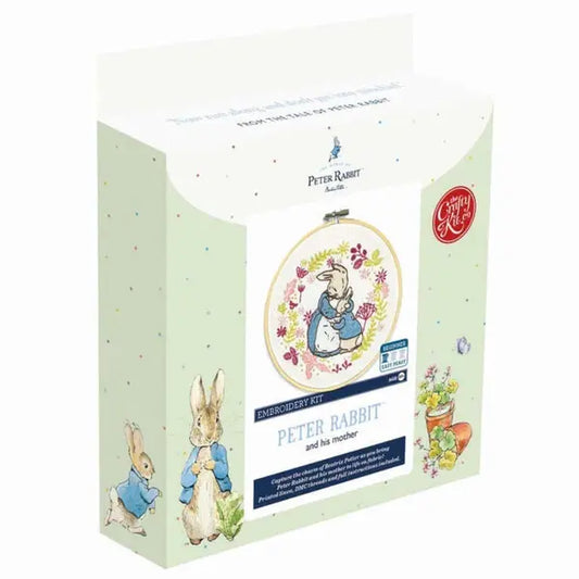 Beatrix Potter - Peter Rabbit & His Mother Embroidery Kit – view 2 – Truro Fabrics
