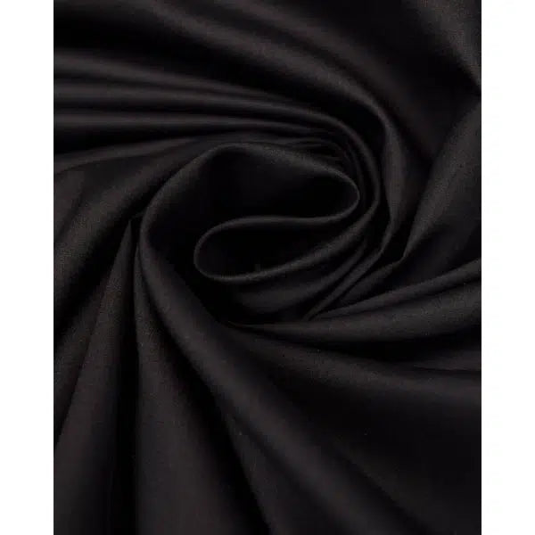 Pure Cotton Lawn Fabric - Black | Truro Fabrics