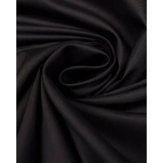 Pure Cotton Lawn Fabric - Black | Truro Fabrics