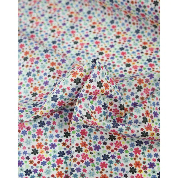Pure Cotton Lawn Fabric - Daisy Patch | Truro Fabrics
