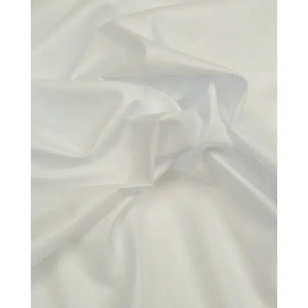 Pure Cotton Lawn Fabric - White | Truro Fabrics
