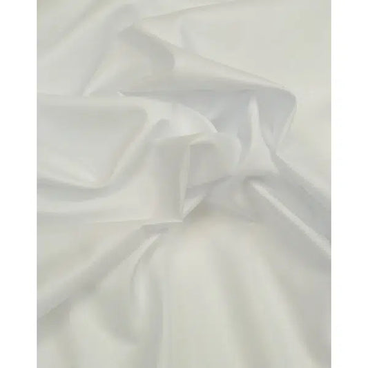 Pure Cotton Lawn Fabric - White | Truro Fabrics
