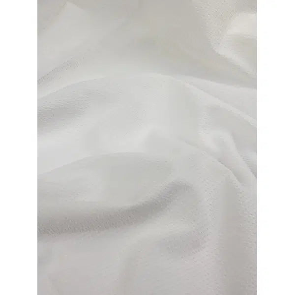 Pure Cotton Seersucker - Ivory – view 5 | Truro Fabrics