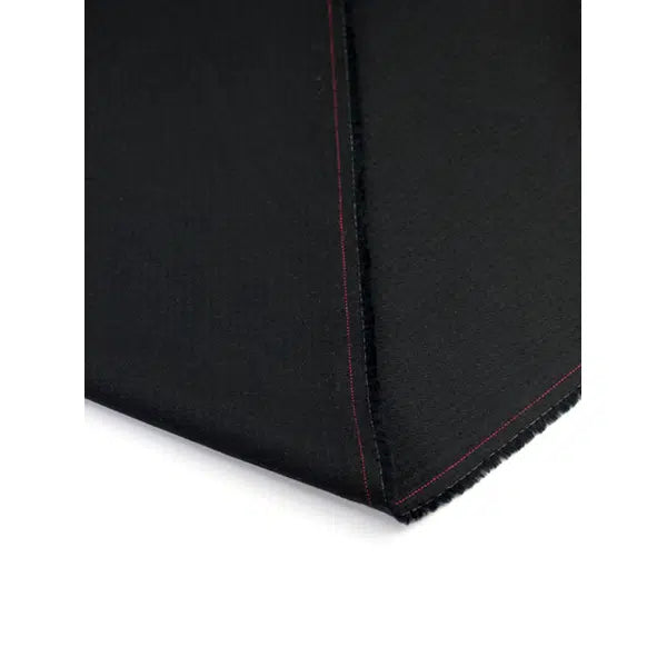 Pure Cotton Shadow Jacquard Fabric - Black – view 3 | Truro Fabrics