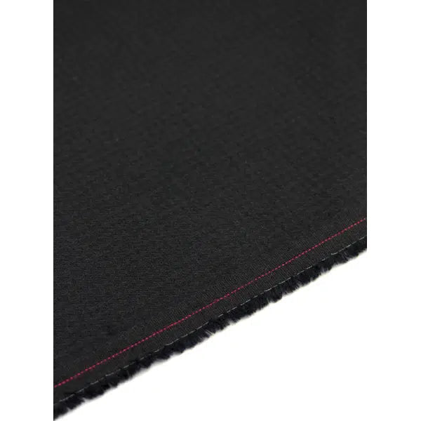 Pure Cotton Shadow Jacquard Fabric - Black – view 4 | Truro Fabrics