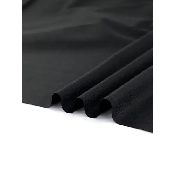 Pure Cotton Shadow Jacquard Fabric - Black – view 6 | Truro Fabrics