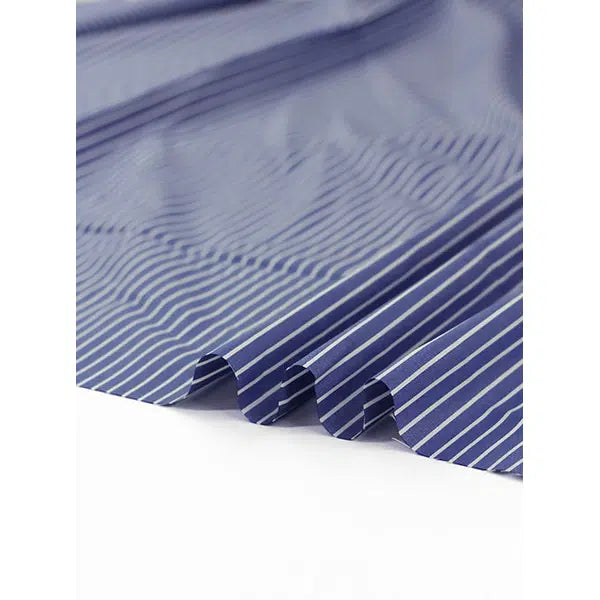 Pure Cotton Shirting Fabric - Lido Lines – view 2 | Truro Fabrics