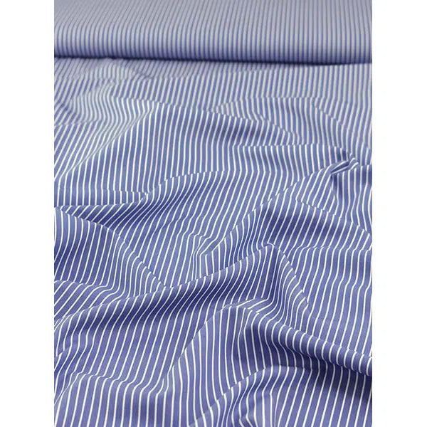 Pure Cotton Shirting Fabric - Lido Lines – view 4 | Truro Fabrics