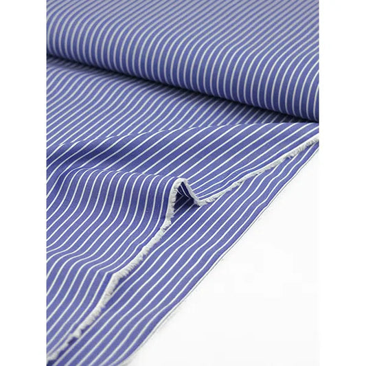 Pure Cotton Shirting Fabric - Lido Lines | Truro Fabrics