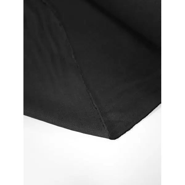 Pure Linen Fabric - Black – view 2 | Truro Fabrics