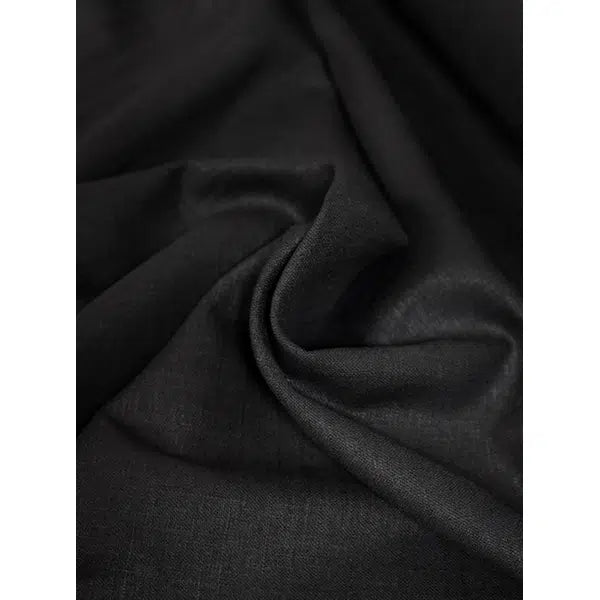 Pure Linen Fabric - Black | Truro Fabrics