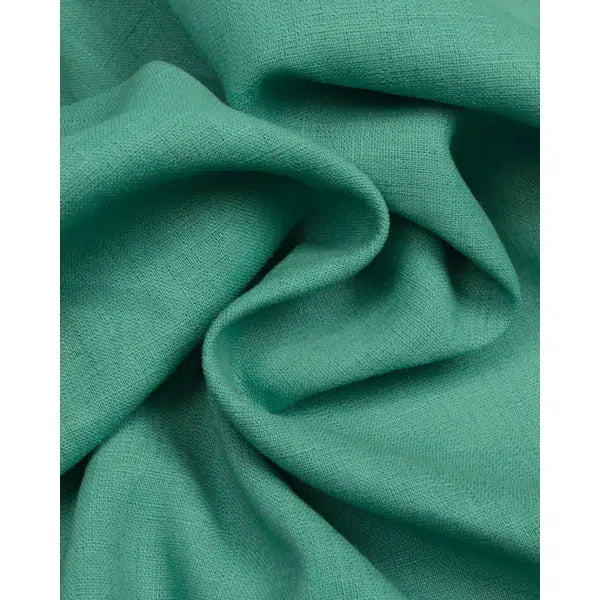 Pure Linen Fabric - Lagoon – view 3 | Truro Fabrics