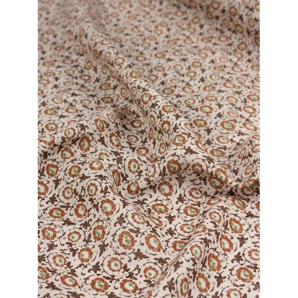 Pure Linen Fabric - Prairie Rose – view 3 | Truro Fabrics