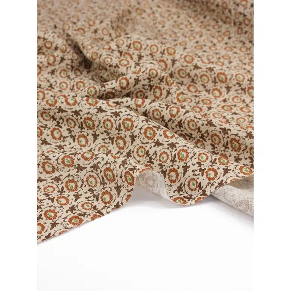 Pure Linen Fabric - Prairie Rose – view 7 | Truro Fabrics