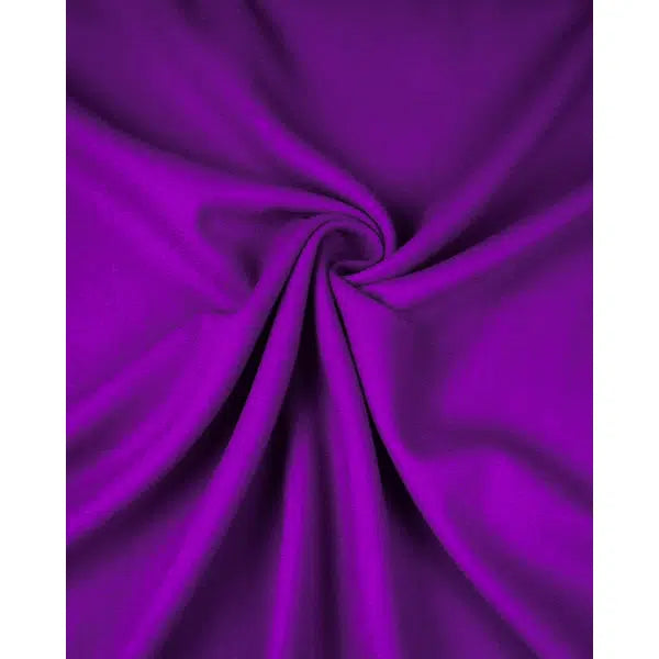 Pure Wool Crepe Fabric - Purple – view 3 | Truro Fabrics