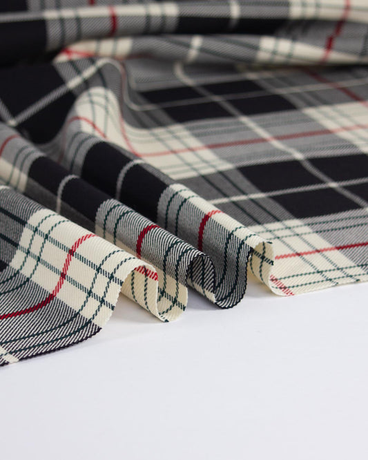 Traditional Kilt Weight Wool Twill - St Piran's Cornish Tartan