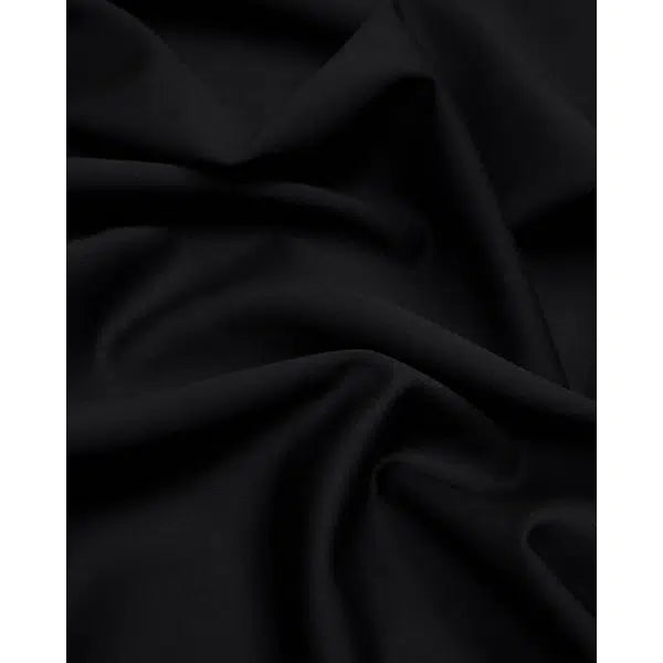 Pure Wool Suiting Fabric - Dark Navy – view 2 | Truro Fabrics