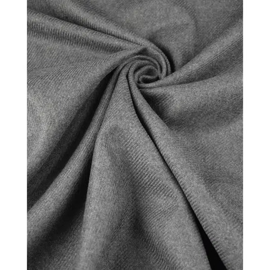 Pure Wool Twill Fabric - Mid Grey | Truro Fabrics