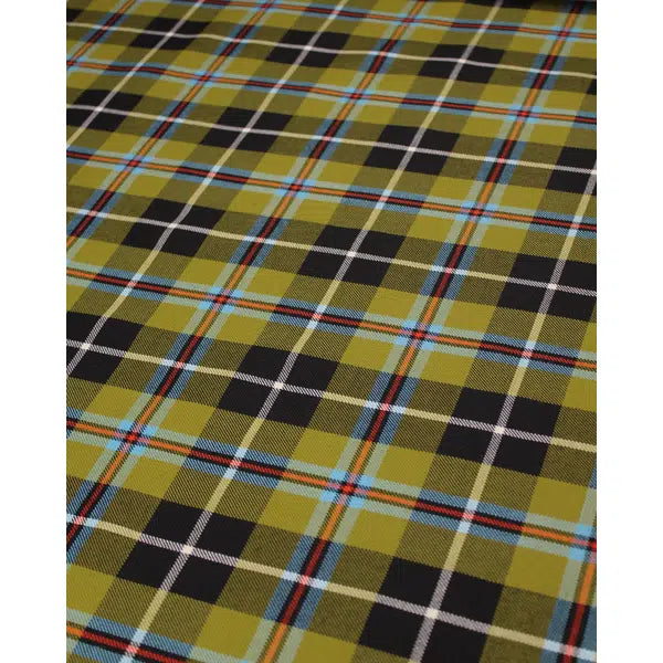 Pure Wool Twill Fabric - National Cornish Tartan 13cm – view 3 | Truro Fabrics
