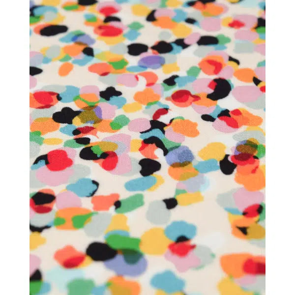 Rayon Challis Fabric - Party Spot - Birthday Cake – view 3 | Truro Fabrics