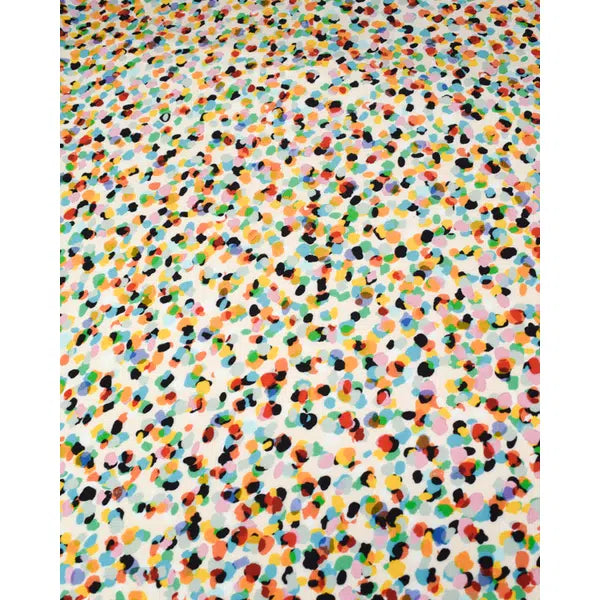 Rayon Challis Fabric - Party Spot - Birthday Cake – view 4 | Truro Fabrics