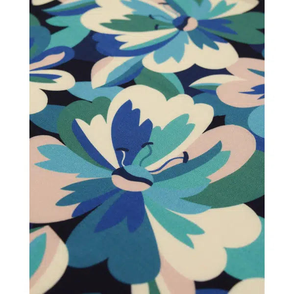Rayon Challis Fabric - Tapestry - Dusk Bloom – view 2 | Truro Fabrics