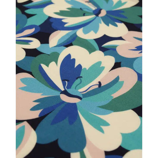 Rayon Challis Fabric - Tapestry - Dusk Bloom – view 2 | Truro Fabrics