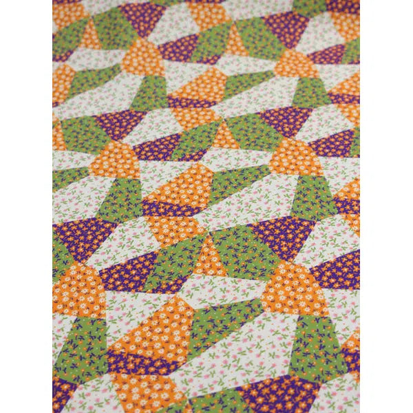 Rayon Linen Fabric - Kaleidoscope Garden – view 7 | Truro Fabrics