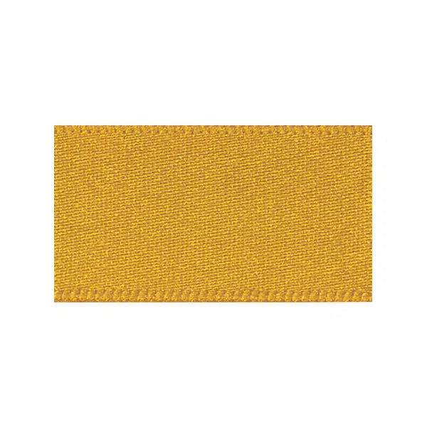 Recycled Double Sided Satin Ribbon - Golden Topaz | Truro Fabrics