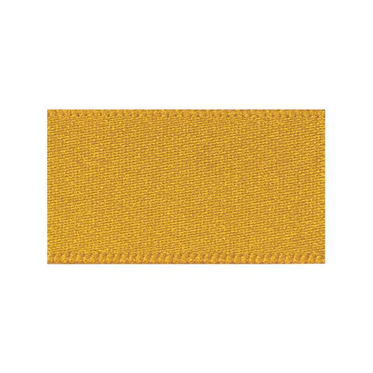 Recycled Double Sided Satin Ribbon - Golden Topaz | Truro Fabrics