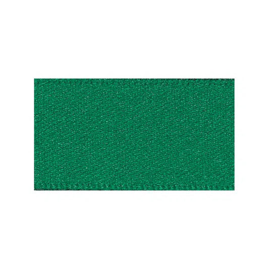 Recycled Double Sided Satin Ribbon - Hunter Green | Truro Fabrics