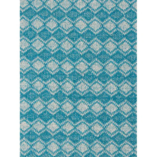Recycled Jacquard Knit Fabric – Piscina Diamond – view 2 | Truro Fabrics