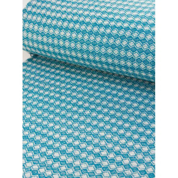 Recycled Jacquard Knit Fabric – Piscina Diamond – view 4 | Truro Fabrics