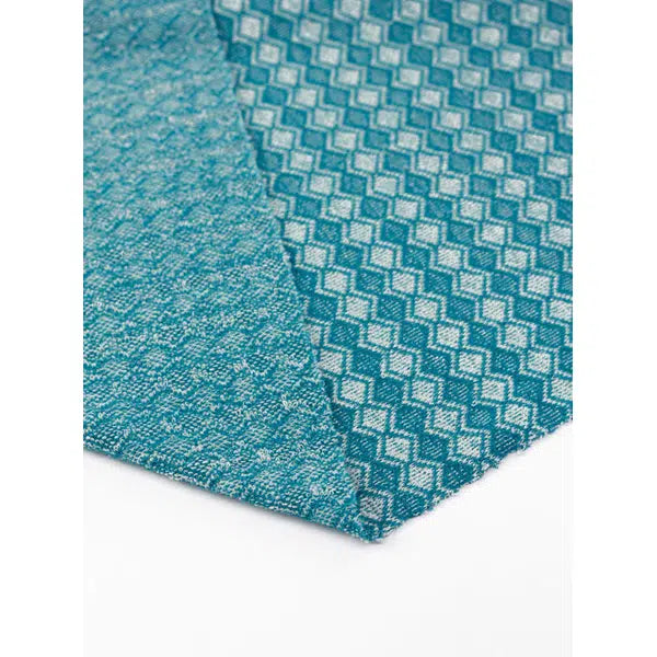 Recycled Jacquard Knit Fabric – Piscina Diamond | Truro Fabrics