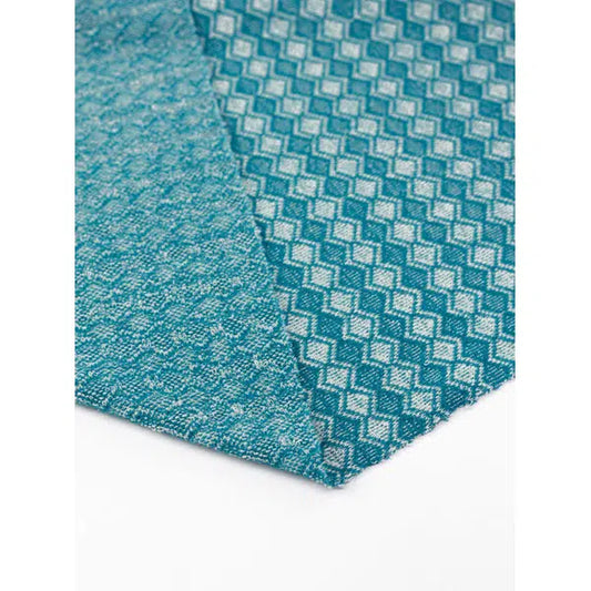 Recycled Jacquard Knit Fabric – Piscina Diamond | Truro Fabrics