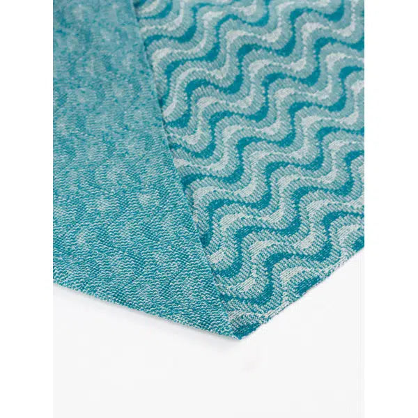 Recycled Jacquard Knit Fabric – Piscina Wave – view 3 | Truro Fabrics