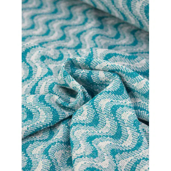 Recycled Jacquard Knit Fabric – Piscina Wave – view 6 | Truro Fabrics
