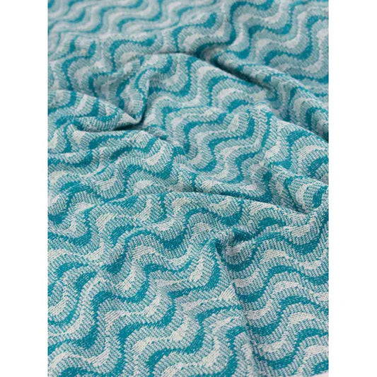 Recycled Jacquard Knit Fabric – Piscina Wave | Truro Fabrics