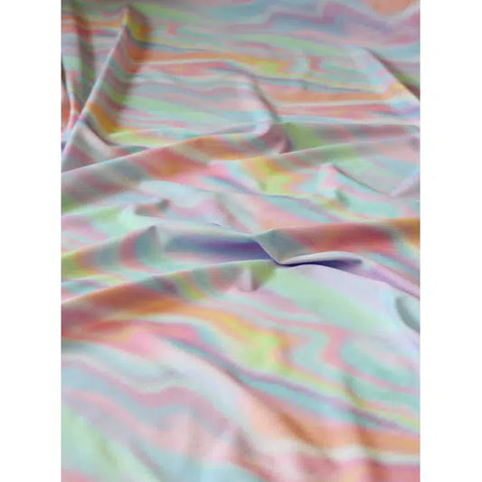 Recycled UPF50 Swimwear Jersey Fabric – Holo Haze | Truro Fabrics