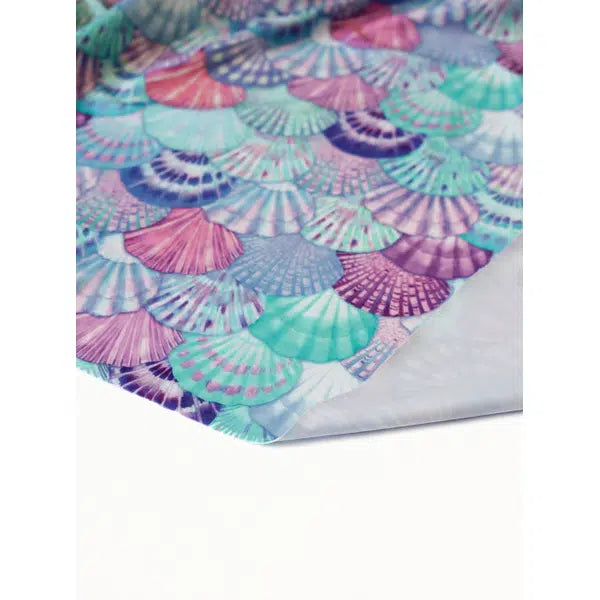 Recycled UPF50 Swimwear Jersey Fabric – Mermaid Shell – view 5 | Truro Fabrics