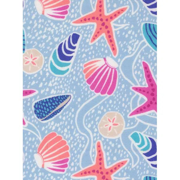 Reef - Patchwork Cotton Fabric - Sea Shells - Marlin | Truro Fabrics
