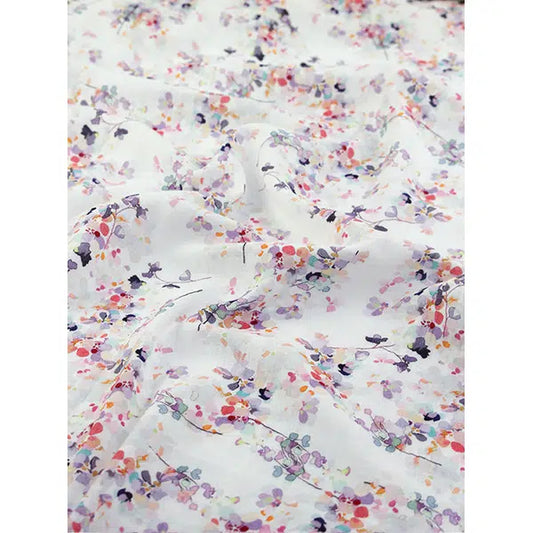 REMNANT Blossom Breeze Cotton Double Gauze - 180cm x 137cm – view 2 | Truro Fabrics