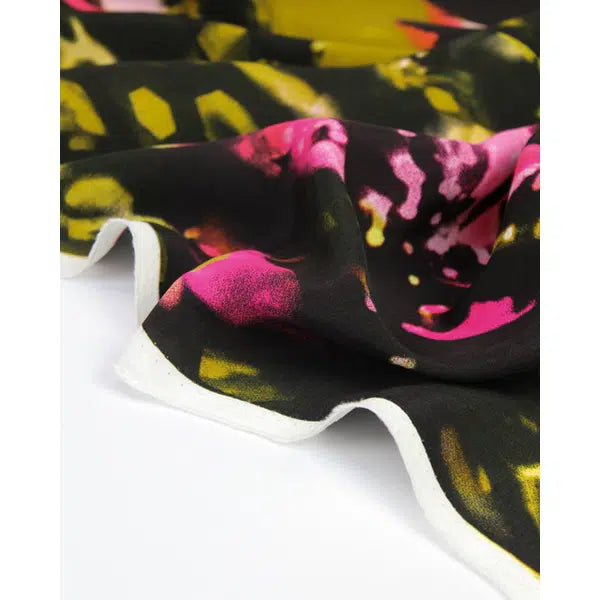 REMNANT Bokeh Splash Viscose Challis Fabric - 280cm x 150cm – view 3 | Truro Fabrics