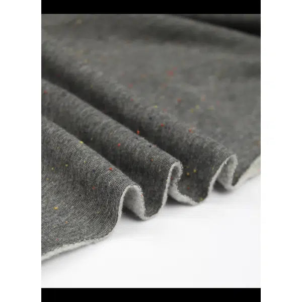 REMNANT Grey Cosy Colours Sweatshirt Fleece Fabric - 90cm x 150cm | Truro Fabrics