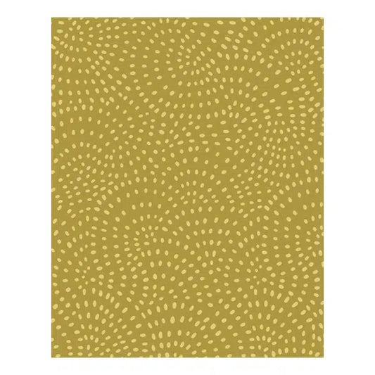 REMNANT Olive Twist Patchwork Cotton Fabric - 90cm x 110cm | Truro Fabrics