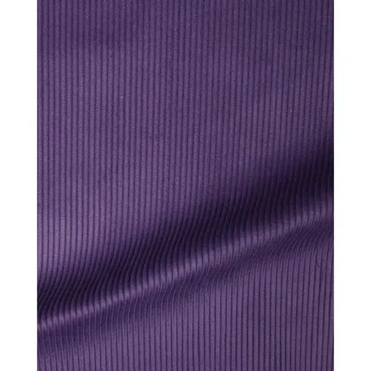 REMNANT - Pure Cotton Corduroy Fabric Grape - 65cm x 150cm – view 2 | Truro Fabrics