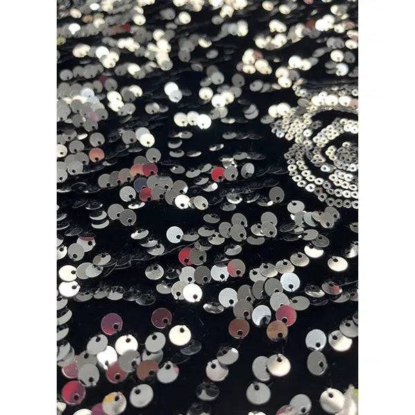 REMNANT Sequin Velvet Fabric - 70cm x 140cm | Truro Fabrics