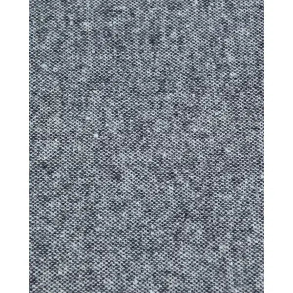 REMNANT Wool & Silk Blend Suiting Fabric - Salt & Pepper – view 3 | Truro Fabrics