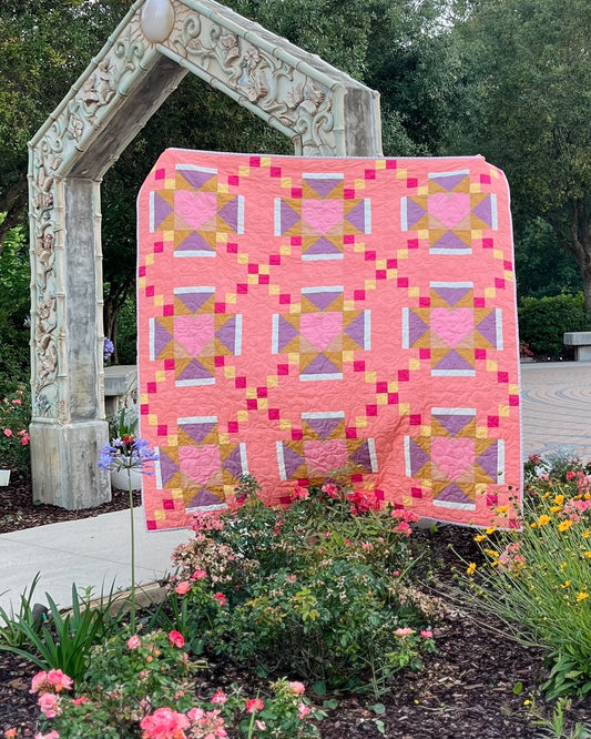 Amour Blooms Quilt Pattern